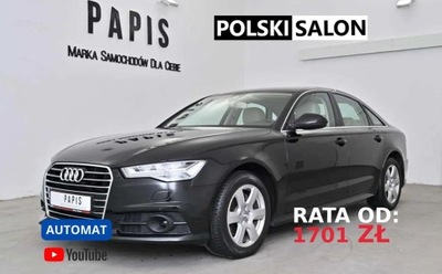 Audi A6 SalonPL ASO Automat Skora Nawigacja Kl...