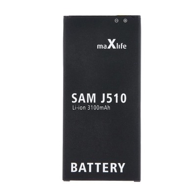 BATERIA MAXLIFE DO SAMSUNG GALAXY J5 2016 J510 EB-J510CBE 3100MAH