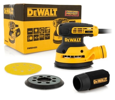 DEWALT SZLIFIERKA MIMOŚRODOWA DWE6423 +RZEP