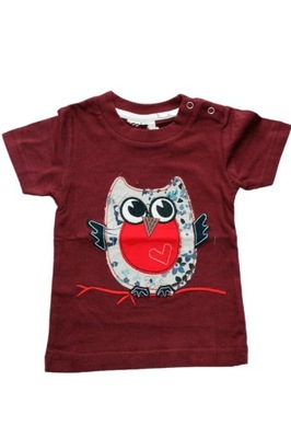 SOWA t-shirt koszulka 74-80 cm 9-12 m-cy