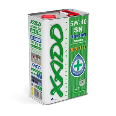 XADO ATOMIC OIL EXTRA DRIVE 5W40 SN 4L