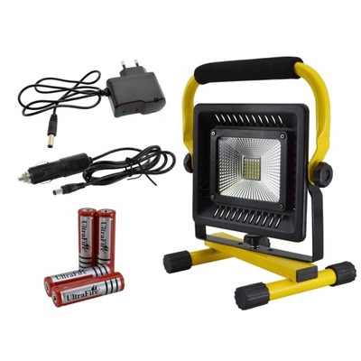 NASWIETLACZ TRANSPORTABLE DIODO LUMINOSO LED 50W 2 PIEZAS + STATYW TELESCÓPICO 160CM  