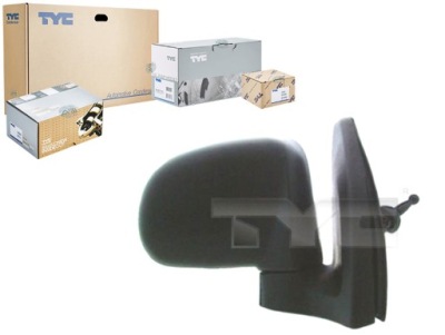 Tyc дзеркало hyundai atos 98-03 регулювання механічний 01- правий фото №1