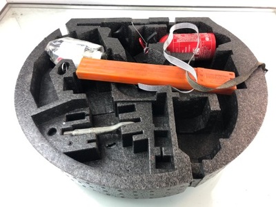 Вкладыш колеса пенополистирол багажника vw tiguan i фото №1