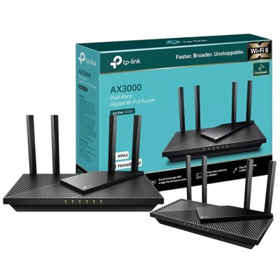Router TP-Link Archer AX55 WiFi 6 AX3000 Dual Band MU-MIMO Gigabit