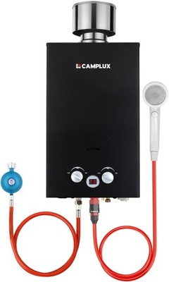 CAMPLUX BW264C GAZOWY PODGRZEWACZ WODY EY159 NA KEMPING 10 LITRÓW