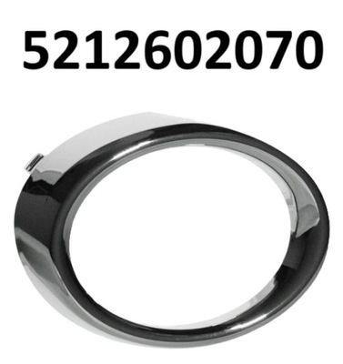 Toyota auris рамка протитуманної фари ліва оригінальний номер 5212602070 фото №1