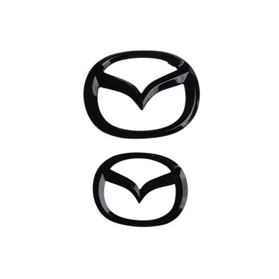 2 PIEZAS EMBLEMA INSIGNIA MAZDA3 06-09 BERLINA  