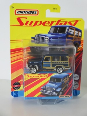 Matchbox 1:64 Superfast- Jeep Willys Wagon 1962