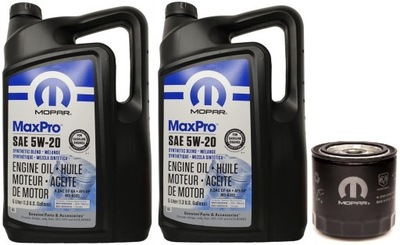 MOPAR 5W20 10L + FILTRAS 05281090AB/MO-090 RAM JEEP 