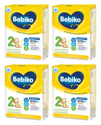 Bebiko 2 Nutriflor Expert zestaw 4 x 600 g