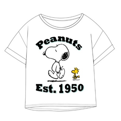 T-shirt Snoopy biały koszulka (1) - 134
