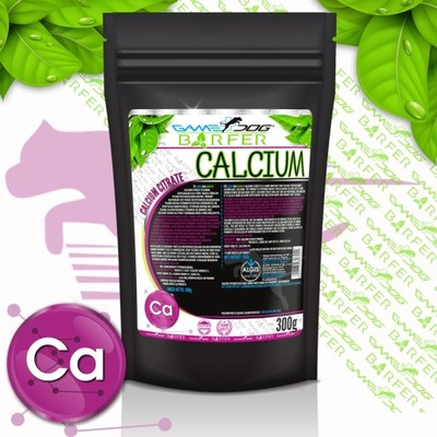 GameDog Calcium Citrate Cytrynian Wapnia 300g
