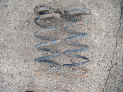 Fiat panda 2 ii 2003-2012 пружины подвеска задняя фото №1