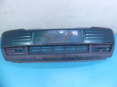 Бампер перед seat arosa зелёный 97-00 фото №1