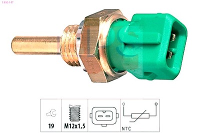 EPS SENSOR TEMPERATURA DE AGUA FIAT  