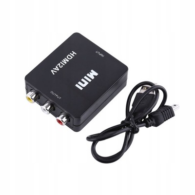 ADAPTER KONWERTER SYGNAŁU HDMI DO AV AUDIO RCA