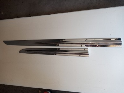 Nissan leaf молдинг накладки двері хром nowe ліва сторона фото №1