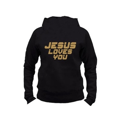 Bluzy chrześcijańskie r. M - JESUS LOVES YOU