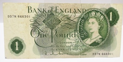 ANGLIA 1 FUNT POUND 1970