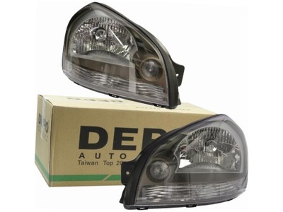 Лампы фары hyundai tucson i mk1 04-10 фото №1