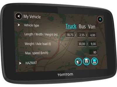 Nawigacja ciężarowa TomTom Go Professional 520EU +etui +mapy EU