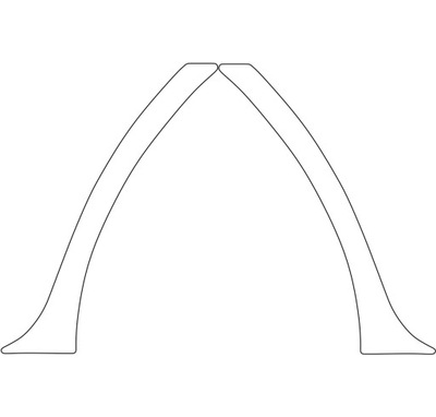 Наклейка плівка захисна крила chevrolet aveo фото №1