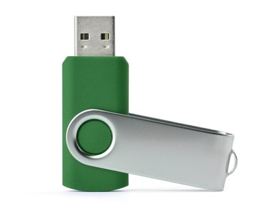 PENDRIVE USB 8GB TWISTER zielony