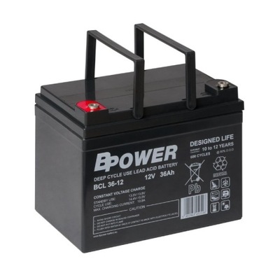 Akumulator BPOWER 12V 36Ah Deep Cycle BCL36-12