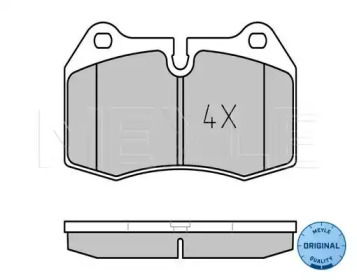 КОЛОДКИ ГАЛЬМІВНІ BMW MEYLE