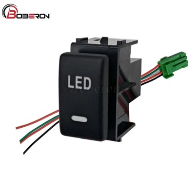 PARA NISSAN PATROL Y62 AUTO CONMUTADOR LUCON DIODO LUMINOSO LED BOTÓN CON CABLE P  