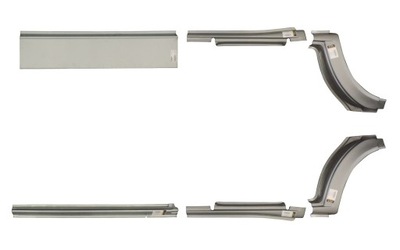 Transit 00-14 короткий порог ремкомплект подкрылок kpl фото №1