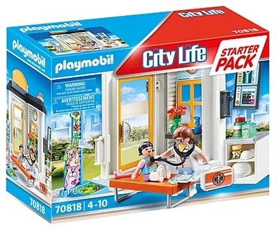 Klocki Playmobil City Life 70818 Lekarz Pediatra Starter