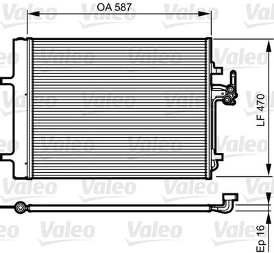 VALEO 814184 КОНДЕНСАТОР