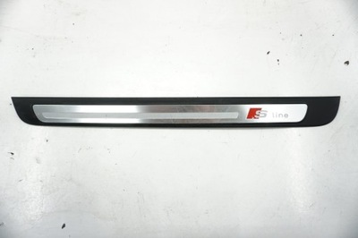 Audi a4 b8 s-line накладка порог левый перед фото №1