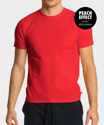 T-shirt Atlantic NMT-034-czerwony jasny XL