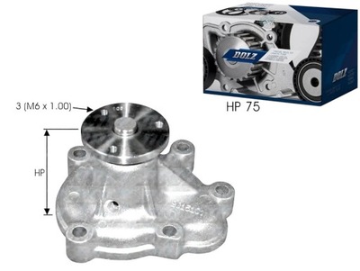 DOLZ O142 НАСОС ВОДЫ, ОХЛАЖДЕНИЕ ДВИГАТЕЛЯ