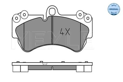 0252369217 ZAPATAS HAM. VW P. TOUAREG 02-10  