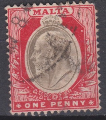 Kolonie Angielskie Malta one penny - Postać