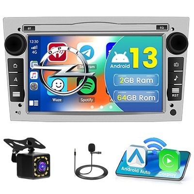 RADIO GPS ANDROID OPEL OMEGA B SIGNUM TIGRA COMBO C ASTRA H MERIVA 2GB+64GB  