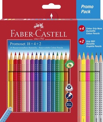 Kredki ołówkowe przeciwpoślizgowe Faber-Castell 21 szt. K321