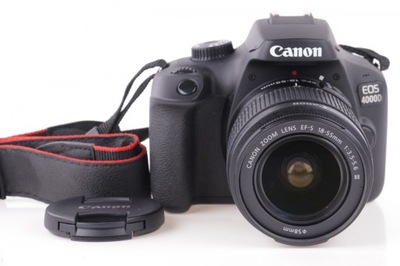 Lustrzanka Canon EOS 4000D + 18-55mm III