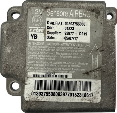 CITROEN JUMPER II MODULE AIRBAG AIR BAGS AIR 1393755080  