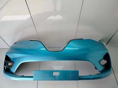 Бампер передній renault zoe lift 2019- хром решітка фото №1