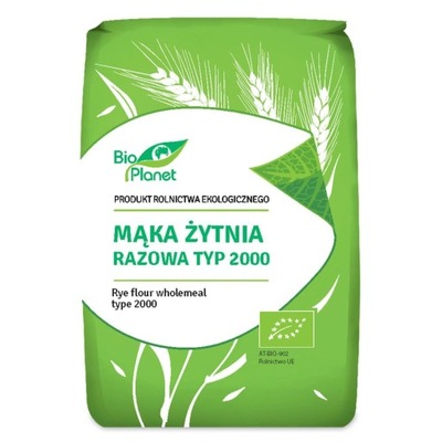 Mąka Żytnia Razowa Typ 2000 Bio 1kg - Bio Planet