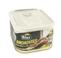 Sardynki w oleju Kier 0,6kg filety anchovies