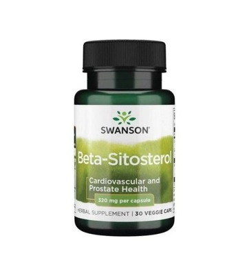 Beta-Sitosterol 320mg 30 kapsułek Swanson