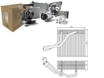 NISSENS PAROWNIK KLIMATYZACJI AUDI A3 TT SEAT LEON