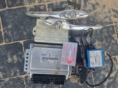 Бортовий комп'ютер імобілайзер замок запалювання alfa romeo 156 2.4 jtd 10v фото №1