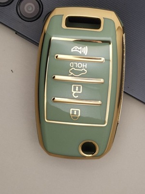 Чехол корпус na ключ kia gold фото №1